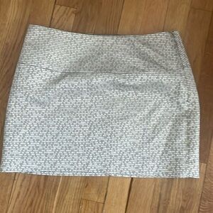 Express Size 4 gold metallic mini skirt